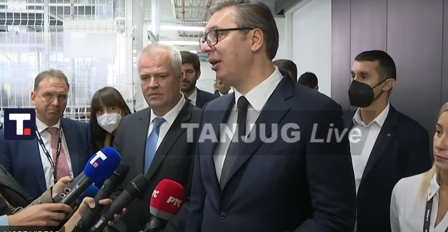 Vučić u Aleksincu, foto: Tanjug live, preuzeto iz video priloga